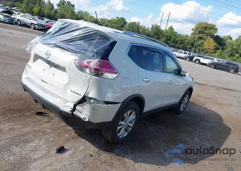 2016 Nissan Rogue Sv from USA, damaged, VIN 5N1AT2MV8GC913834